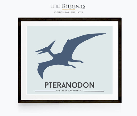 Pteranodon dinosaur print