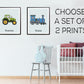 Transportation wall art for toddlers