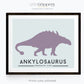 Dinosaur nursery print set of three