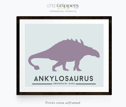 Dinosaur nursery print set of three