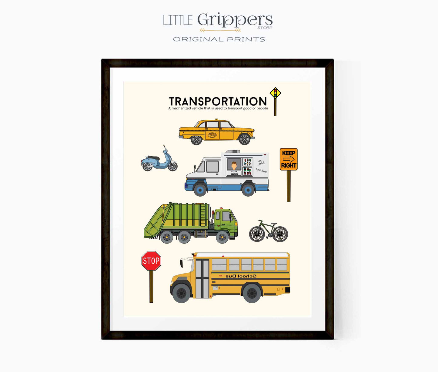 Transportation vehicle print