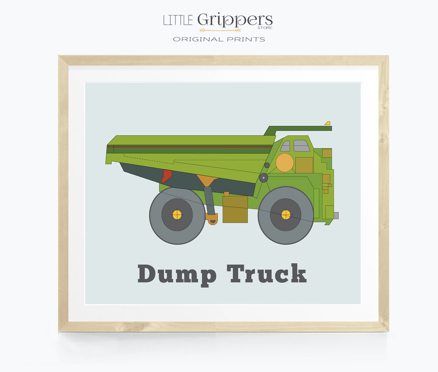 Dump Truck wall art