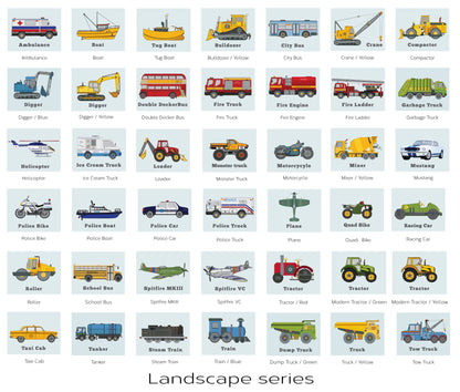 Truck Posters - Set of 2