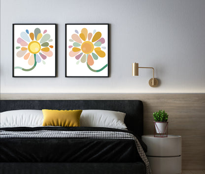Abstract Flower Printable decor